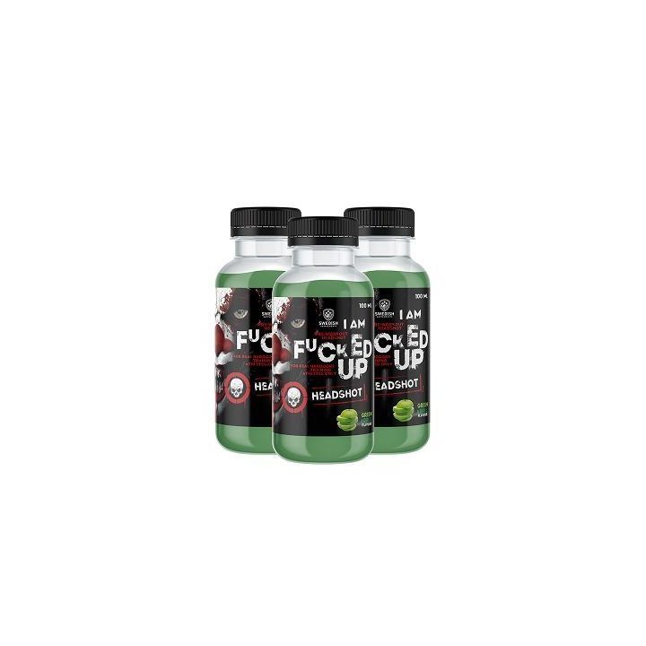 Pre-workout shot Swedish Supplements Fucked Up Headshot 16 × 100 ml