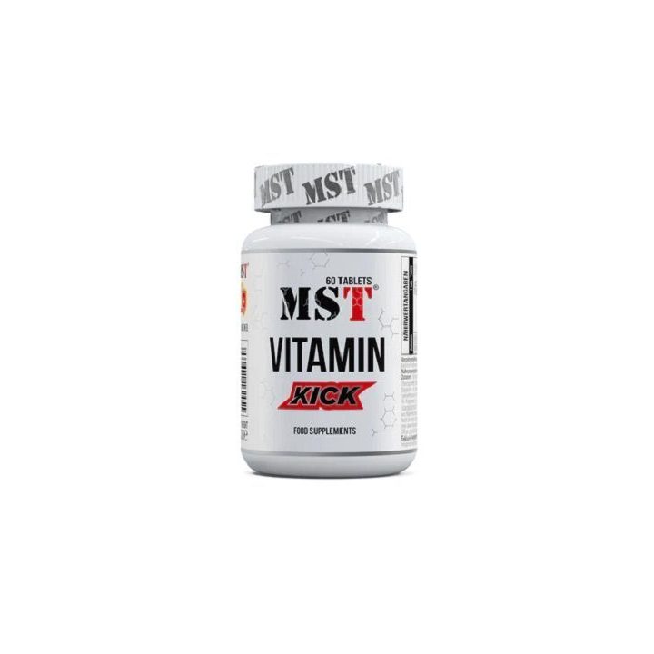 Vitaminų ir mineralų kompleksas MST Vitamin Kick 60 tablečių