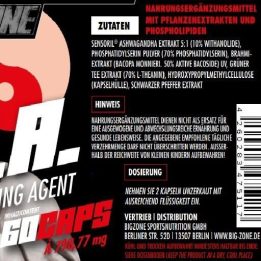 Kapsulės Big Zone C.S.A. 60 kapsulių