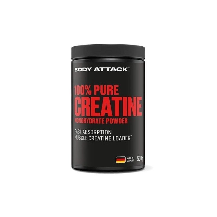 Kreatino monohidrato milteliai Body Attack 100 % Pure Creatine 500 g
