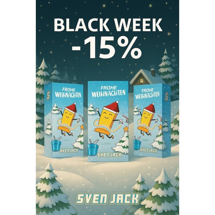 Avižinių batonėlių advento kalendorius Sven Jack 2025 49 × 65 g