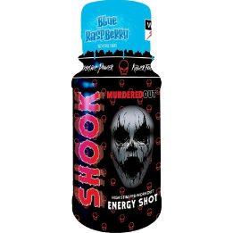 Pre-workout shot Best Nutrition SHOOK 12 × 60 ml, mėlynių aviečių skonio