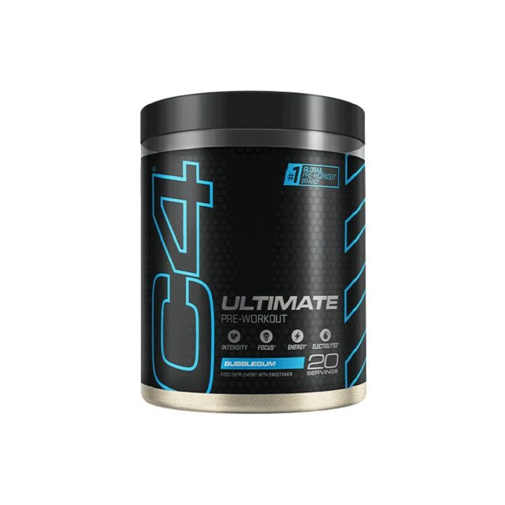 Treniruočių booster Cellucor C4 Ultimate 496 g, „Bubblegum“ skonio