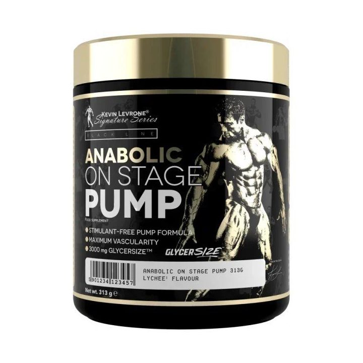 Treniruočių booster Kevin Levrone Anabolic On Stage Pump 313 g, ličių skonio