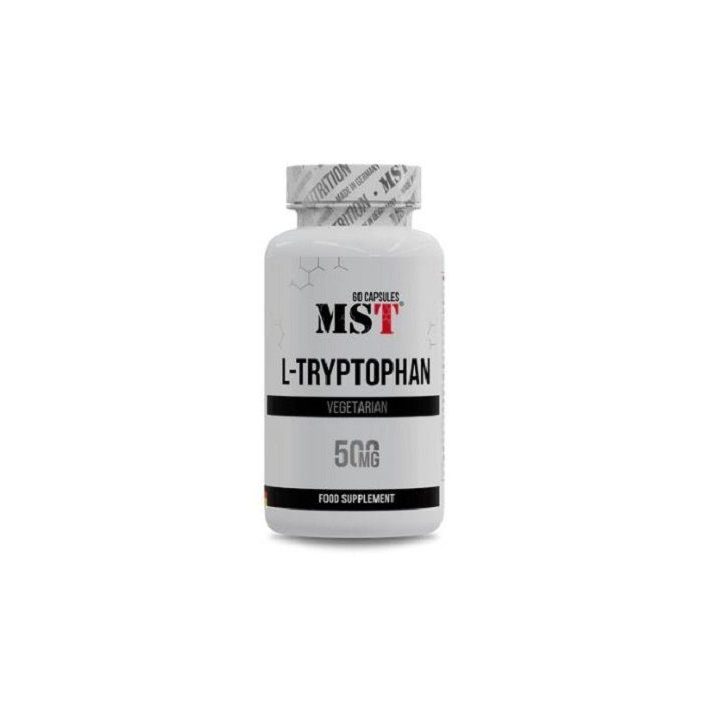 L-Triptofanas MST 500 mg, 60 kapsulių