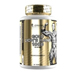 Liūto karčių grybo ekstrakto tabletės Kevin Levrone Gold Lions Mane 1000, 90 tablečių