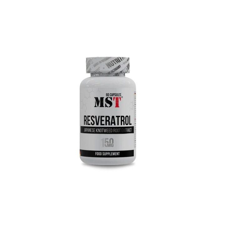 Resveratrol kapsulės MST 150 mg, 60 kapsulių