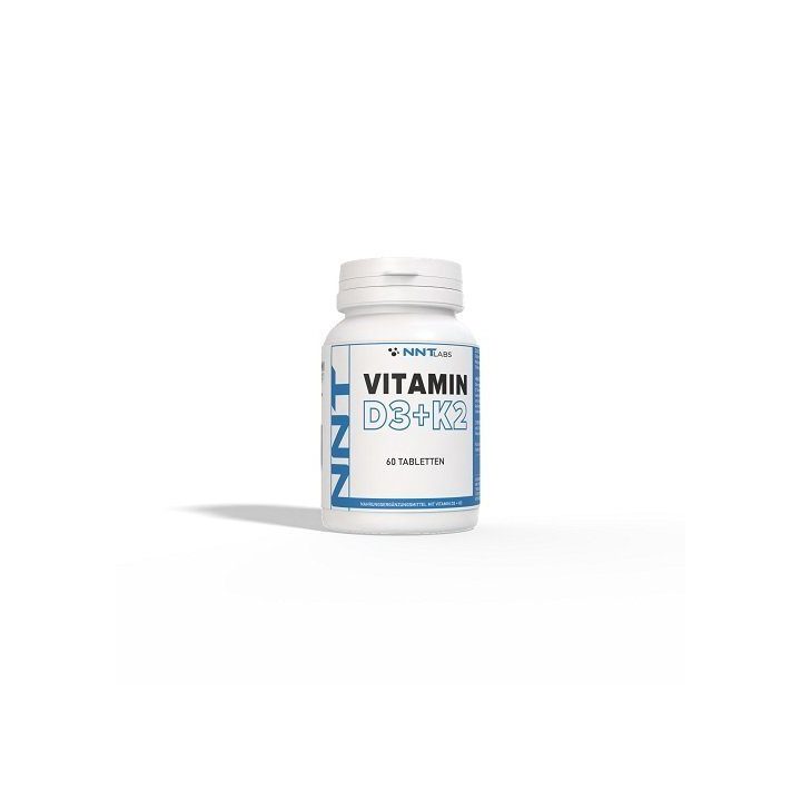 Vitaminas D3 + K2 NNT Labs 60 tablečių