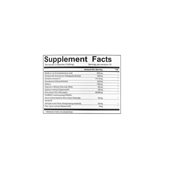 Maisto papildas kapsulėmis Dedicated Nutrition Lipo-Bol 100 kapsulių
