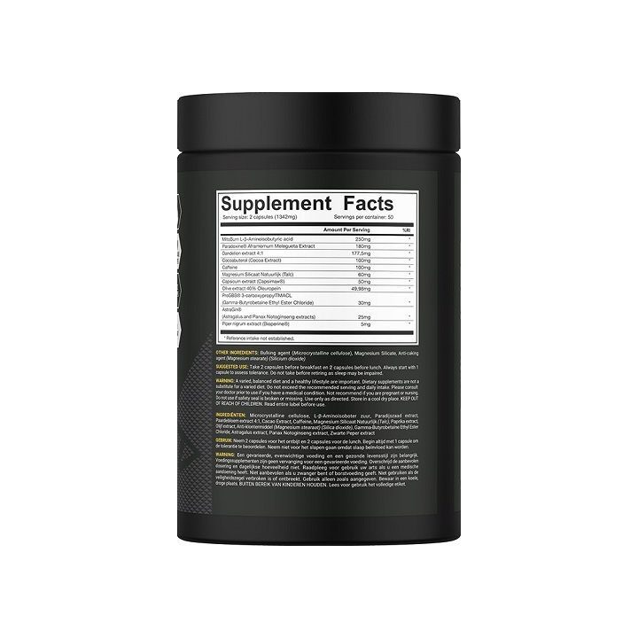Maisto papildas kapsulėmis Dedicated Nutrition Lipo-Bol 100 kapsulių