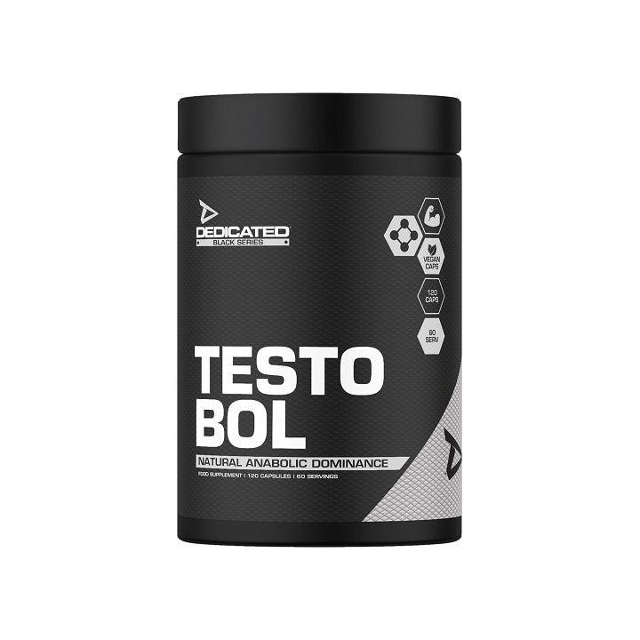 Testo-booster kapsulės Dedicated Testo-Bol 120 kapsulių