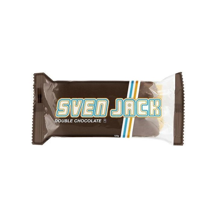 Energinis avižų batonėlis Sven Jack 24 × 125 g, Double Chocolate skonio