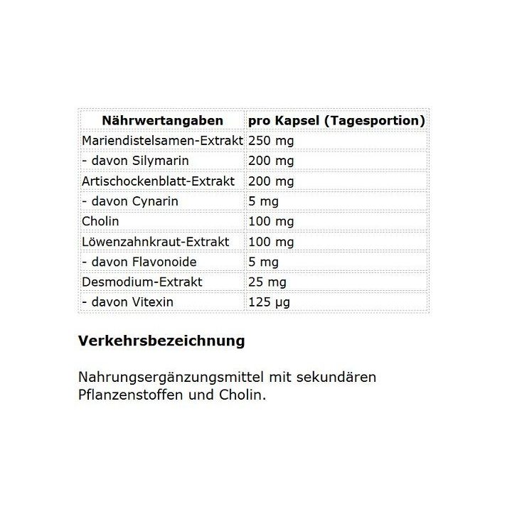 Maisto papildas kapsulėmis ProFuel Mariendistel Komplex 120 kapsulių