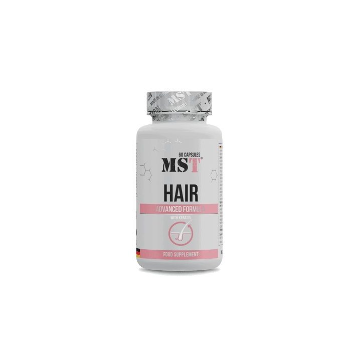 Plaukų kapsulės MST Hair Advanced Formula 60 kapsulių