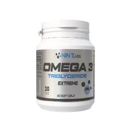 Omega-3 žuvų taukų kapsulės NNT Labs Omega 3 Triglyceride Extreme 60 kapsulių