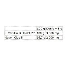 Amino rūgštys Nutrend Citrulline Malat 300 g