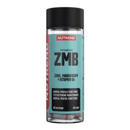 Magnio, cinko ir vitamino B6 kapsulės Nutrend ZMB 60 kapsulių