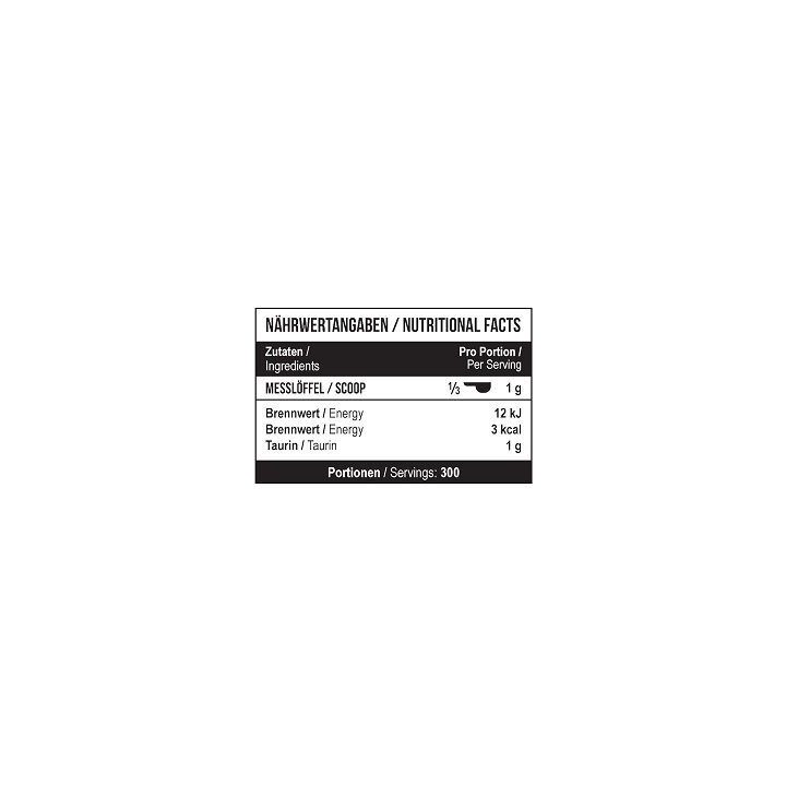 Taurino milteliai MST Taurine PWO 300 g, be skonio