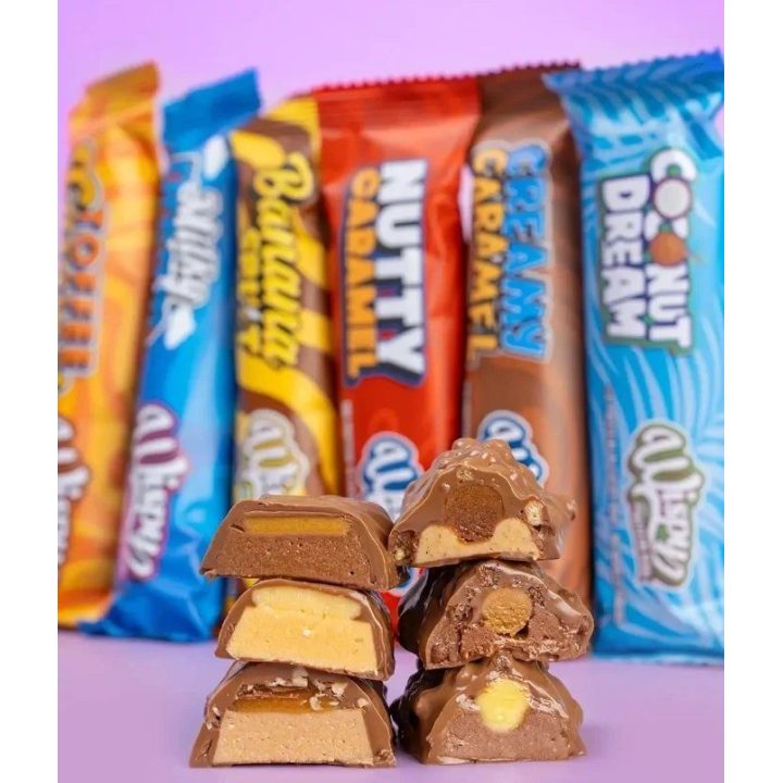 Baltyminiai batonėliai Wispy Protein Bar 10 × 55 g