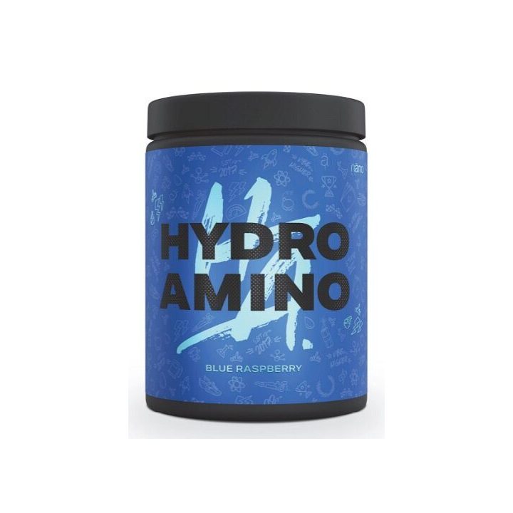 Amino rūgštys Nanosupps Hydro Amino 390 g, mėlynių aviečių skonio