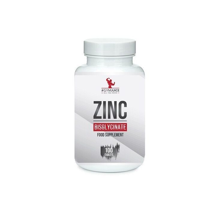 Cinko bisglicinato tabletės #GYMJUICE 100 vnt.