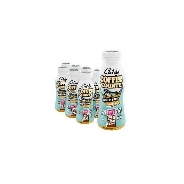 Baltyminis gėrimas Chiefs Milk Protein Drink 8 × 330 ml, šokolado skonio