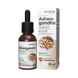 Ašvaganda Activlab KSM-66® lašai 30 ml