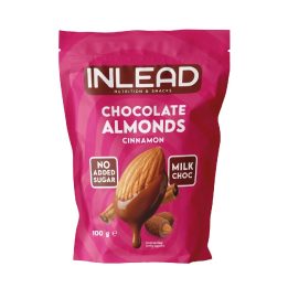 Šokoladu dengti migdolai INLEAD 100 g, cinamono skonio