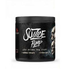 Pre-workout be kofeino GymJuice SUIZIDE PUMP 300 g, šviežių vyšnių skonio
