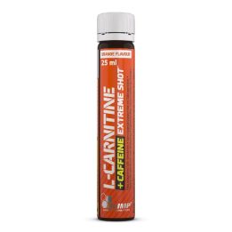 L-karnitino ir kofeino šotas Olimp L-Carnitine + Caffeine Extreme 10 × 25 ml, apelsinų skonio