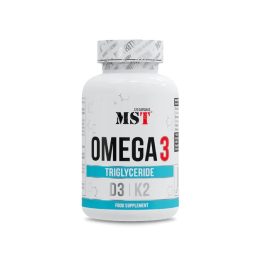 Omega-3 kapsulės MST Omega 3 500 mg D3 + K2, 120 kapsulių