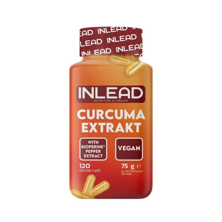 Kurkumino kapsulės INLEAD Curcuma Extrakt 120 kapsulių