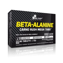 Beta alanino tabletės Olimp Carno Rush Mega Tabs 80 tablečių