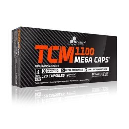 Kreatino monohidrato kapsulės Olimp TCM Mega Caps 120 kapsulių