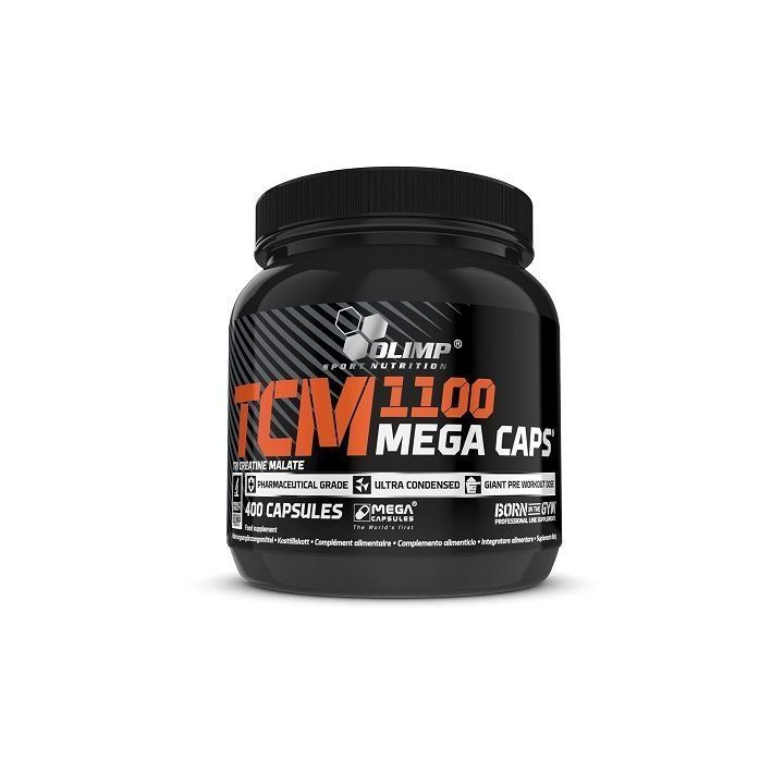 Kreatino monohidrato kapsulės Olimp TCM Mega Caps 400 kapsulių