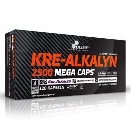 Kreatino kapsulės Olimp Kre-Alkalyn 2500 Mega Caps 120 kapsulių