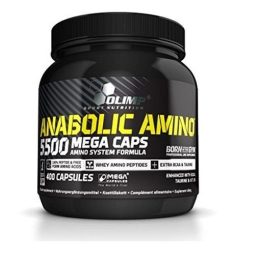 Amino rūgštys Olimp Anabolic Amino 5500 Mega Caps 400 kapsulių