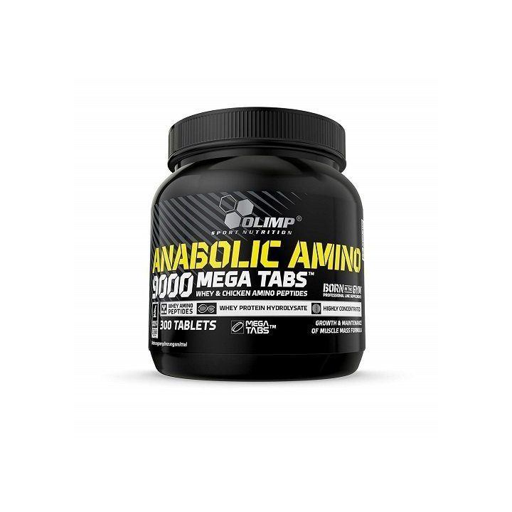 Amino rūgštys Olimp Anabolic Amino 9000 Mega Caps 300 tablečių