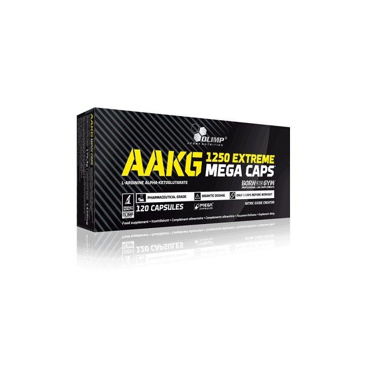 Amino rūgščių kapsulės Olimp AAKG Extreme Mega Caps 120 kapsulių