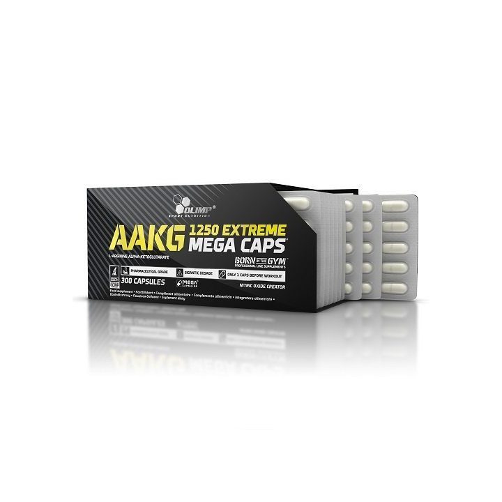 Amino rūgščių kapsulės Olimp AAKG Extreme Mega Caps 300 kapsulių