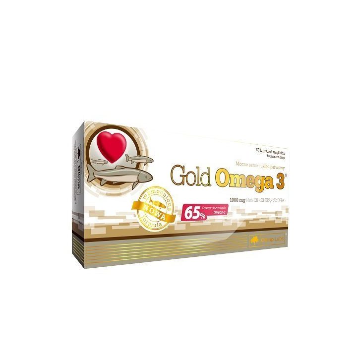 Omega-3 kapsulės Olimp Gold Omega 3 60 kapsulių