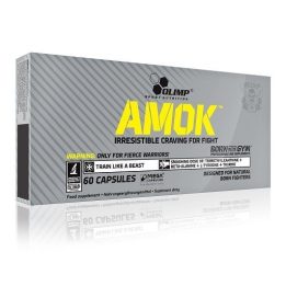 Treniruočių booster kapsulės Olimp AMOK 60 kapsulių
