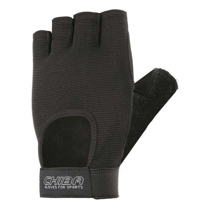 Fitneso pirštinės Chiba 40416 Fit, juodos