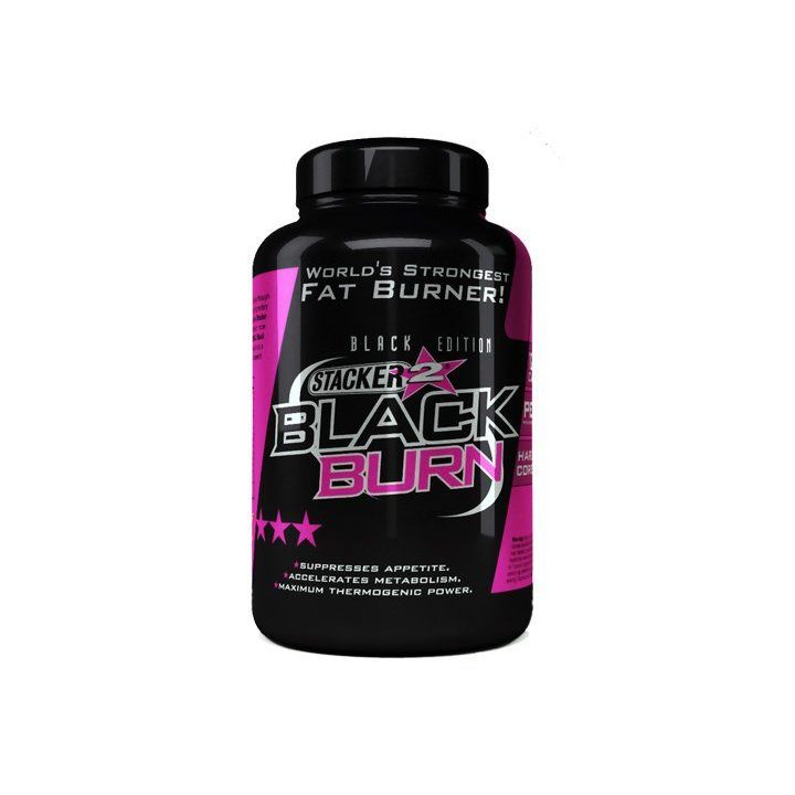 Maisto papildas kapsulėmis Stacker2 Black Burn 120 kapsulių