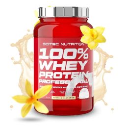 Išrūgų baltymų milteliai Scitec 100% Whey Professional 920 g, vanilės skonio