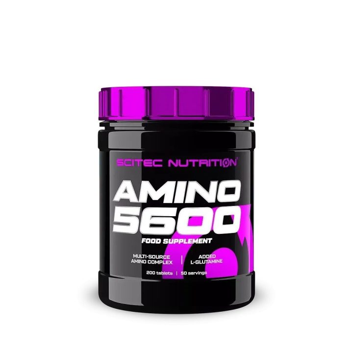 Amino rūgščių tabletės Scitec Amino 5600 200 tablečių