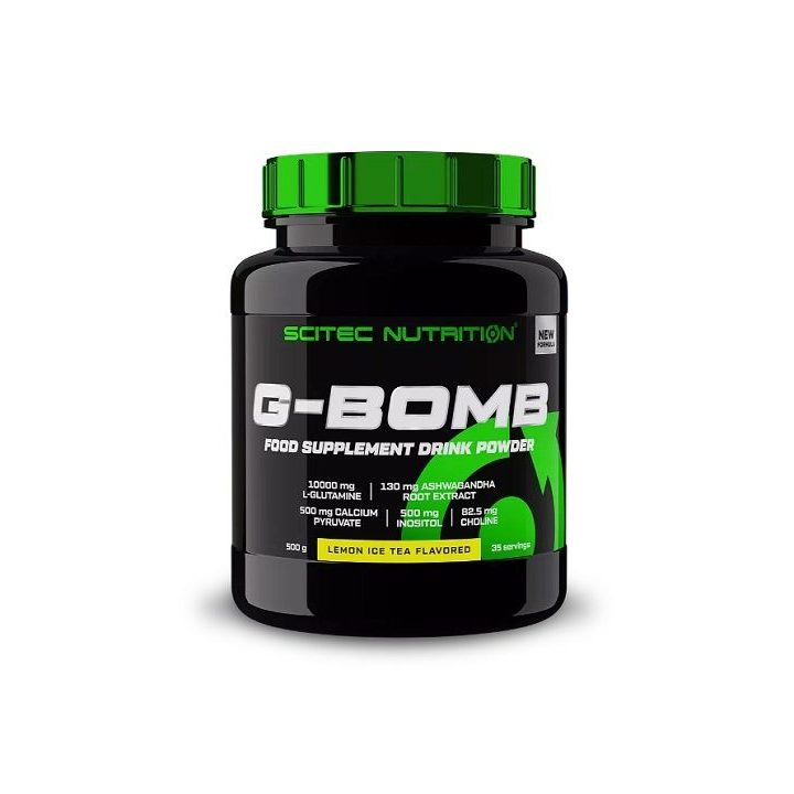 Amino rūgščių milteliai Scitec G-Bomb 500 g, citrinų ledinės arbatos skonio