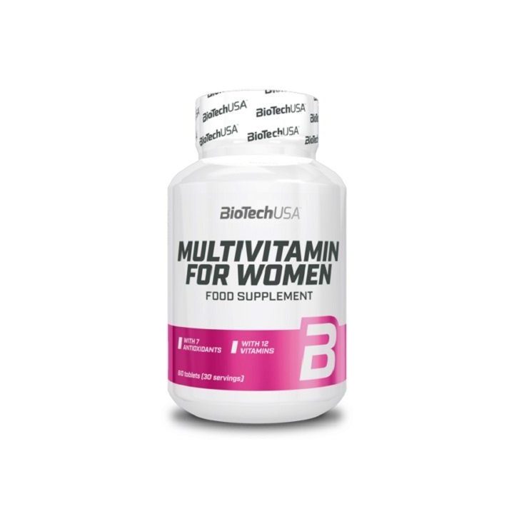 Vitaminai ir mineralai moterims BioTechUSA Multivitamin for Women 60 tablečių