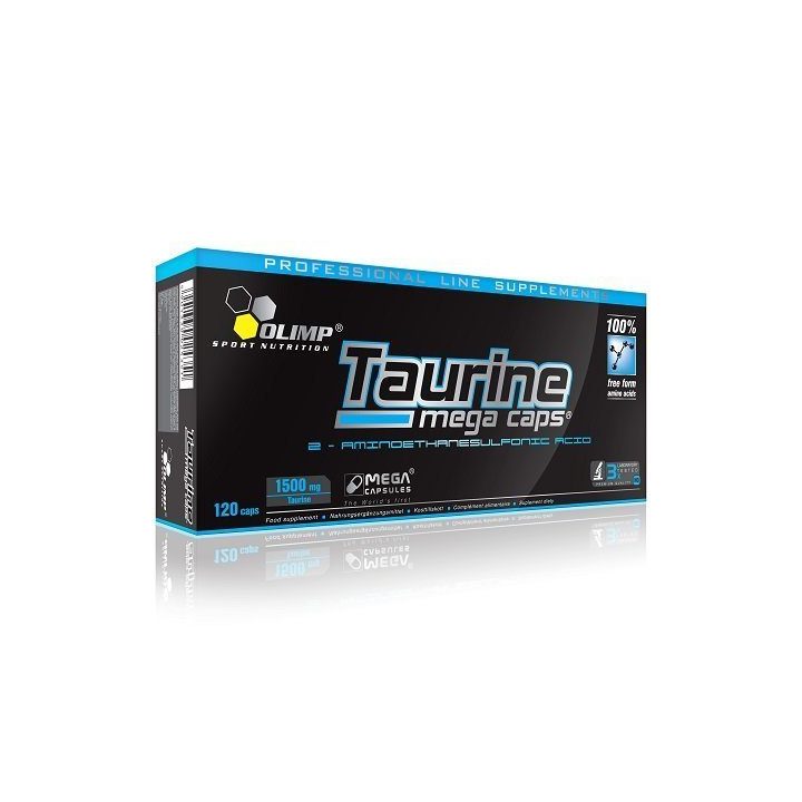 Taurino kapsulės Olimp Sport Nutrition Taurine Mega Caps 120 kapsulių