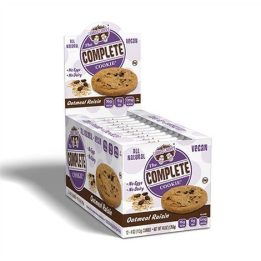 Veganiški sausainiai Lenny & Larry The Complete Cookie 12 × 112 g, avižinių razinų skonio